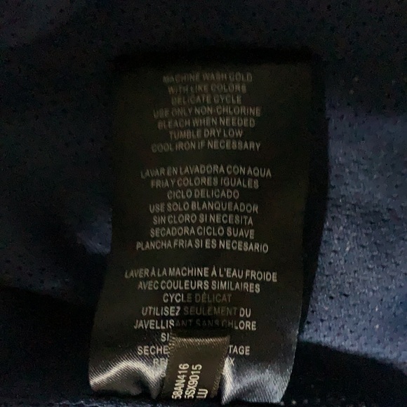 Men’s Tommy Hilfiger blue/black windbreaker Medium - Picture 5 of 5